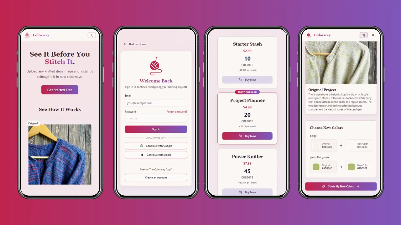 Colorway App screenshot