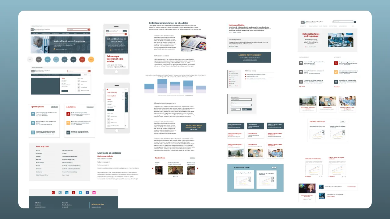 UI Element Collage from the NIDA Project