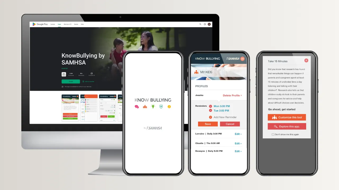 KnowBullying website screenshot