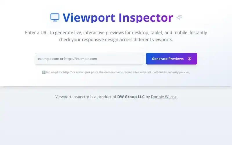 Viewport Inspector