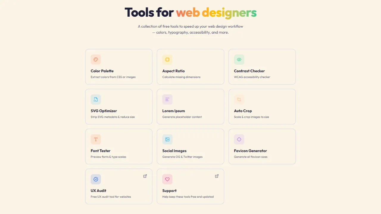 Web Design Helpers